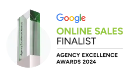 google online sales finalist 2024 logo